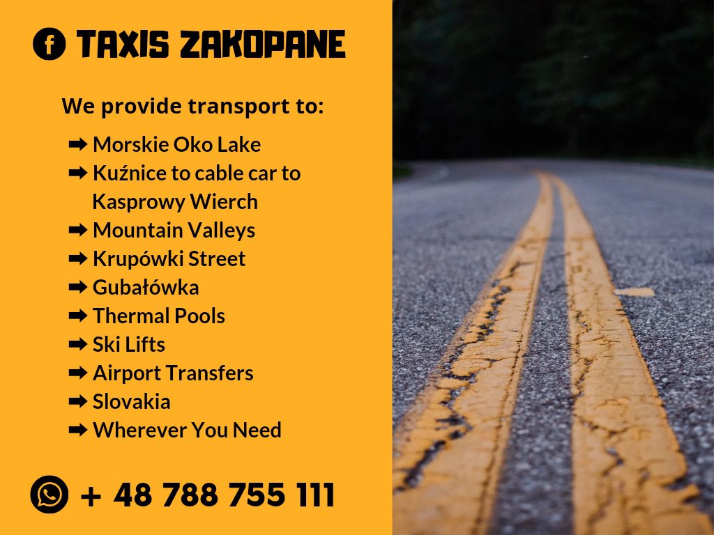 taxi in zakopane